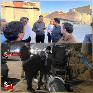 افزایش پایداری شبکه توزیع آب مناطق شرقی شهر کوت عبدالله شهرستان کارون