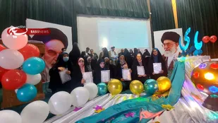 شورو نشاط دانش آموزان دبیرستان دخترانه یاسوج در نیمه شعبان / دانش آموزان نمونه تجلیل شدند