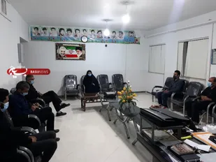 جلسه فرمانده حوزه مقاومت بسیج مشترک عشایری شهید مطهری با شورای امر به معروف و نهی از منکر