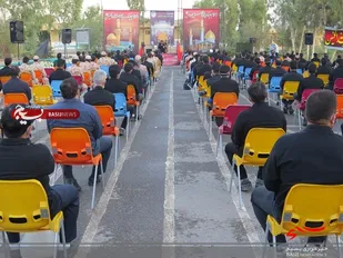 برپایی مراسم عزاداری سالارشهیدان حضرت اباعبدالله الحسین (ع) درلشکرمقدس 14امام حسین(ع)