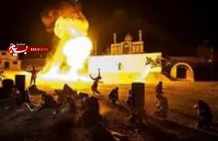اجرای نمایش رزمی"با افلاکیان"در اردوگاه توحید کرمانشاه