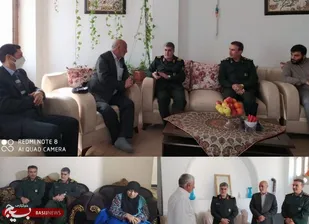 دیدار و سرکشی فرمانده سپاه امیرالمؤمنین (ع) با جمعی از خانواده های پیشکسوتان وابسته