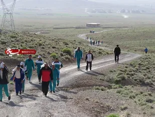 راهپیمایی برد بلند پایوران ناحیه بروجن به مناسبت سوم خرداد