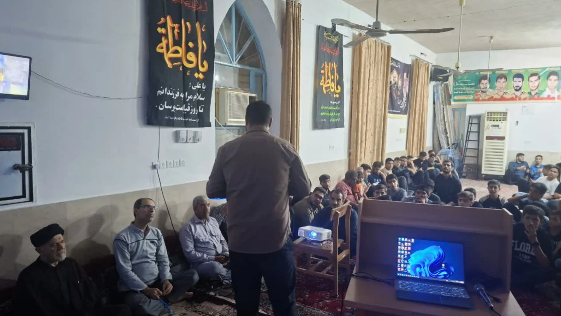 برگزاری کلاس آموزش پدافند غیرعامل ویژه بسیجیان گردان بیت‌المقدس در اهرم