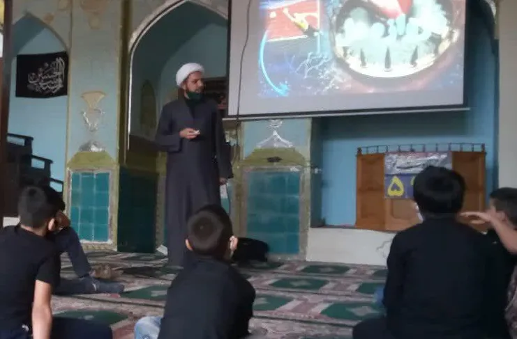 برنامه پرده خوانی در پایگاه بسیج محمدرسول الله برگزار شد