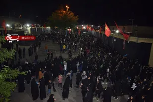 مراسم عزاداری شب تاسوعای حسینی در سپاه شهرستان شاهین شهر و میمه