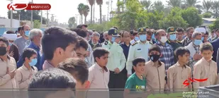راهپیمایی مردم شهرستان فاریاب در پی محکومیت حمله تروریستی به حرم شاهچراغ (ع)