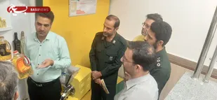 بازدید مسئولین سپاه و&zwnj; حوزه خاتم الانبیا (ص) شاهرود از کارخانه کامجد+ تصاویر