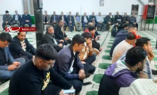 مراسم گرامیداشت هفته بسیج در روستای طارند بالا پیشوا