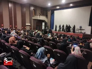 مراسم بزرگداشت هفته وحدت توسط خواهران بسیجی شهرستان بجنورد برگزار شد