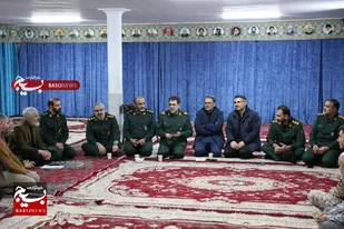 بازدید شبانه و سرزده سردار زارع کمالی از پایگاه&zwnj;های بسیج شهر همدان