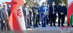 گزارش تصویری عطرافشانی گلزار شهدای گلپایگان با حضور سردار فدا