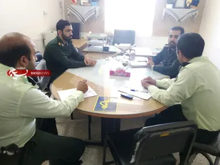 جلسه تعاملی حوزه بسیج محلات حمزه سیدالشهداء و کلانتری شهر کلاته خیج+ عکس