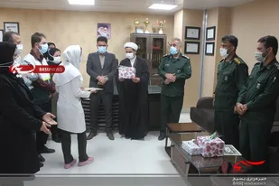 دیدار وتجلیل از مدافعان سلامت تنگستان