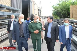 بازدید فرماندهی سپاه ساوه از شهرصنعتی کاوه+تصاویر