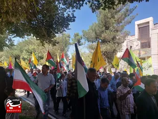 فریاد حمایت از غزه در کرمان؛ راهپیمایی جمعه نصر برگزار شد