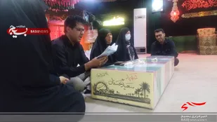 بازگشت پیکر شهید حسنان در نبود پدر و مادر+تصاویر