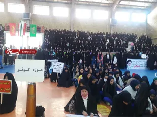 تجمع با شکوه اقتدار و پایداری بسیجیان شهرستان خوانسار به روایت تصاویر