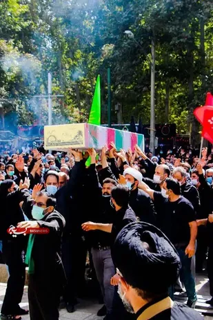 عطر حضور شهید گمنام در پیاده روی جاماندگان اربعین حسینی  شهریار