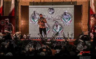 مراسم گرامیداشت شهدای مدافع امنیت