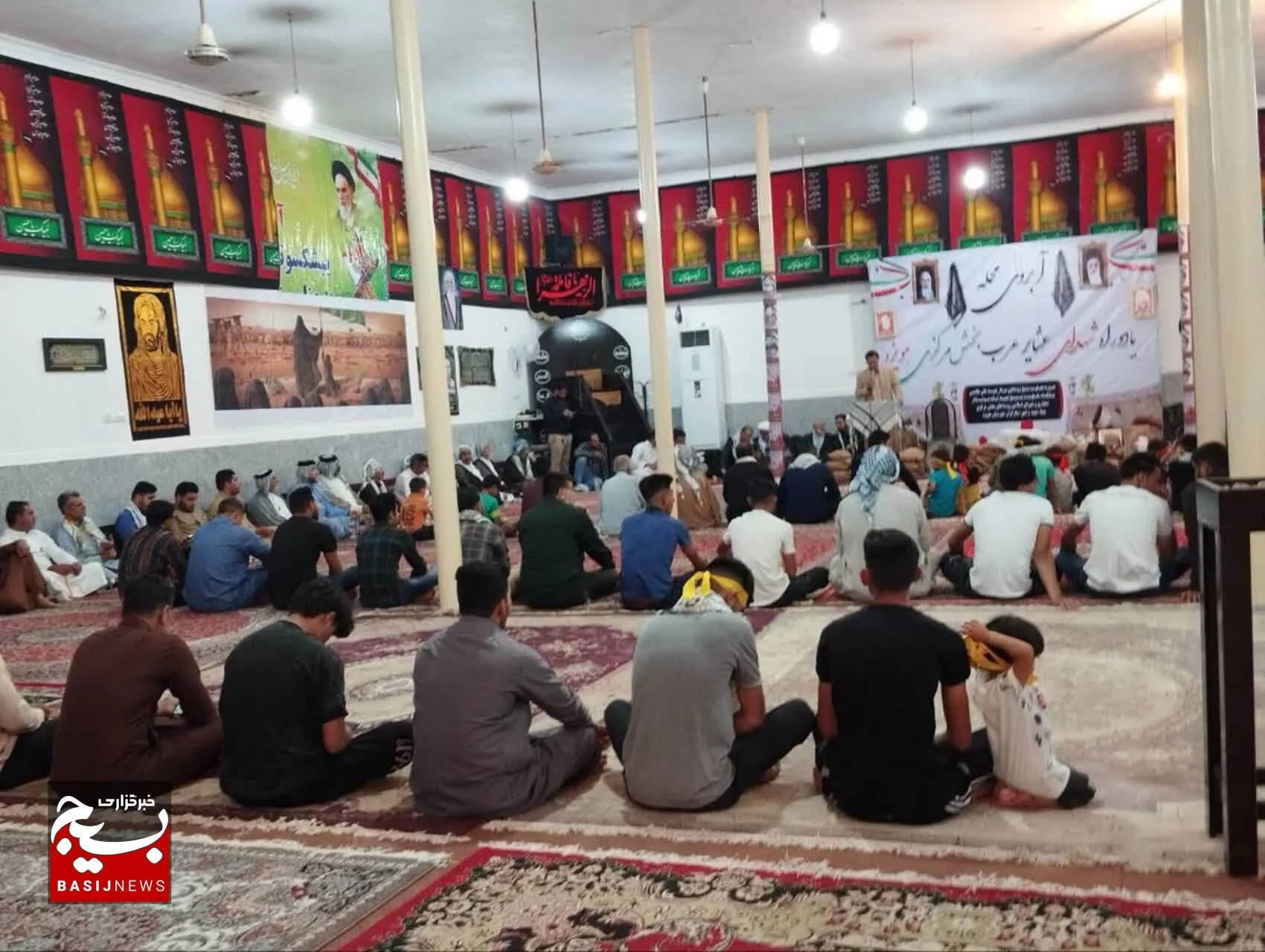 برگزاری یادواره شهدای عشایر عرب کرخه نور هویزه در بخش مرکزی_یادواره آبروی محله