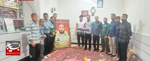 دیدار و همدلی با فرزند شهید مدافع وطن