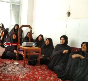 مراسم پرده خوانی زندگی نامه حضرت زهرا (س)برگزار شد