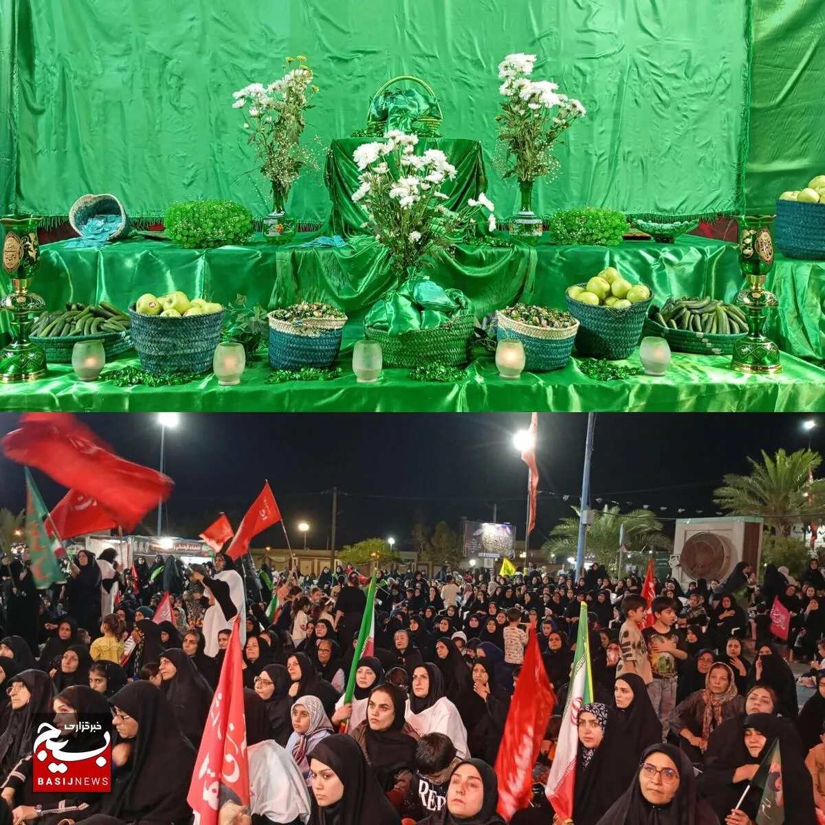 کرامت و سخاوت در قاب عشق: برپایی سفره کریمانه به یاد امام حسن مجتبی(ع)