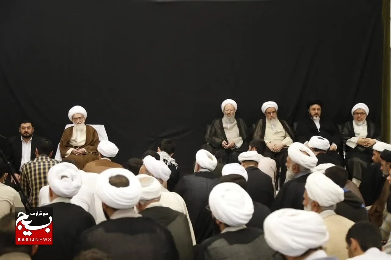 مراسم بزرگداشت شهدای غزه و اعلام همبستگی با ملت مظلوم فلسطین از سوی آیت الله نوری همدانی