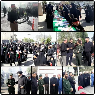 استقبال از دلدادگان حرم رضوی،زائران جعفربن موسی الکاظم(ع)