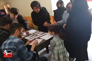 برگزاری میزخدمت پزشکی در محله اسلامشهر همدان