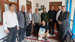 تجدید میثاق با آرمان&zwnj;های شهدا و تکریم خانواده شهید &laquo;موسی صحراپیما &raquo;در شفت