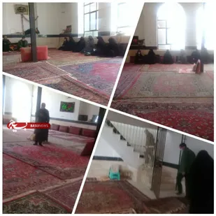 سرکشی فرمانده سپاه شاهرود از پایگاه بسیج خواهران سوده