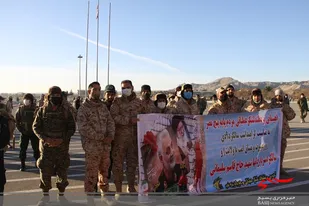 برگزاری کوهپیمایی برد بلند به مناسبت سالگرد شهادت سردار سلیمانی در لشکر عملیاتی پنج نصر