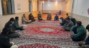 جلسه اعضای شورای پایگاه بسیج علی ابن ابی طالب(ع) برگزار شد
