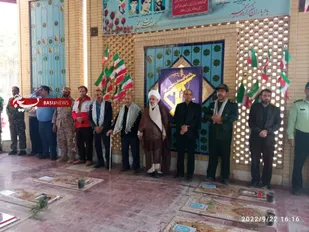 غبارروبی و عطرافشانی قبور شهدا شهرستان تفت برگزار شد