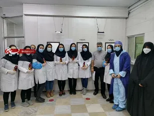تقدیر پایگاه حضرت خدیجه (س) از کادر درمانی بیمارستان امام سجاد(ع) شهریار