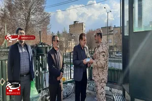 دیدار نوروزی مسئولین سپاه انصارالحسین(ع) با سربازان