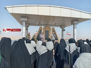 بازدید دانش آموزان دختر علی آبادی از سد کرخه در قالب اردوی راهیان نور و راهیان پیشرفت