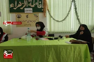 خدمات&zwnj;رسانی کاروان خدمت حوزه حضرت ام البنین (س) همدان در روستای بهرام آباد