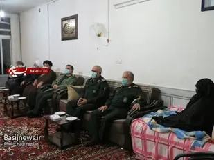 دیدار سردار فدوی با خانواده معظم شهدا