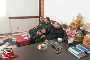 دیدار فرمانده سپاه ناحیه میامی با امام جمعه این شهر+عکس