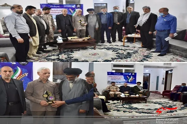 تکریم جانباز جهادگر ٧٠ درصدی جنگ تحمیلی سازمان جهاد کشاورزی