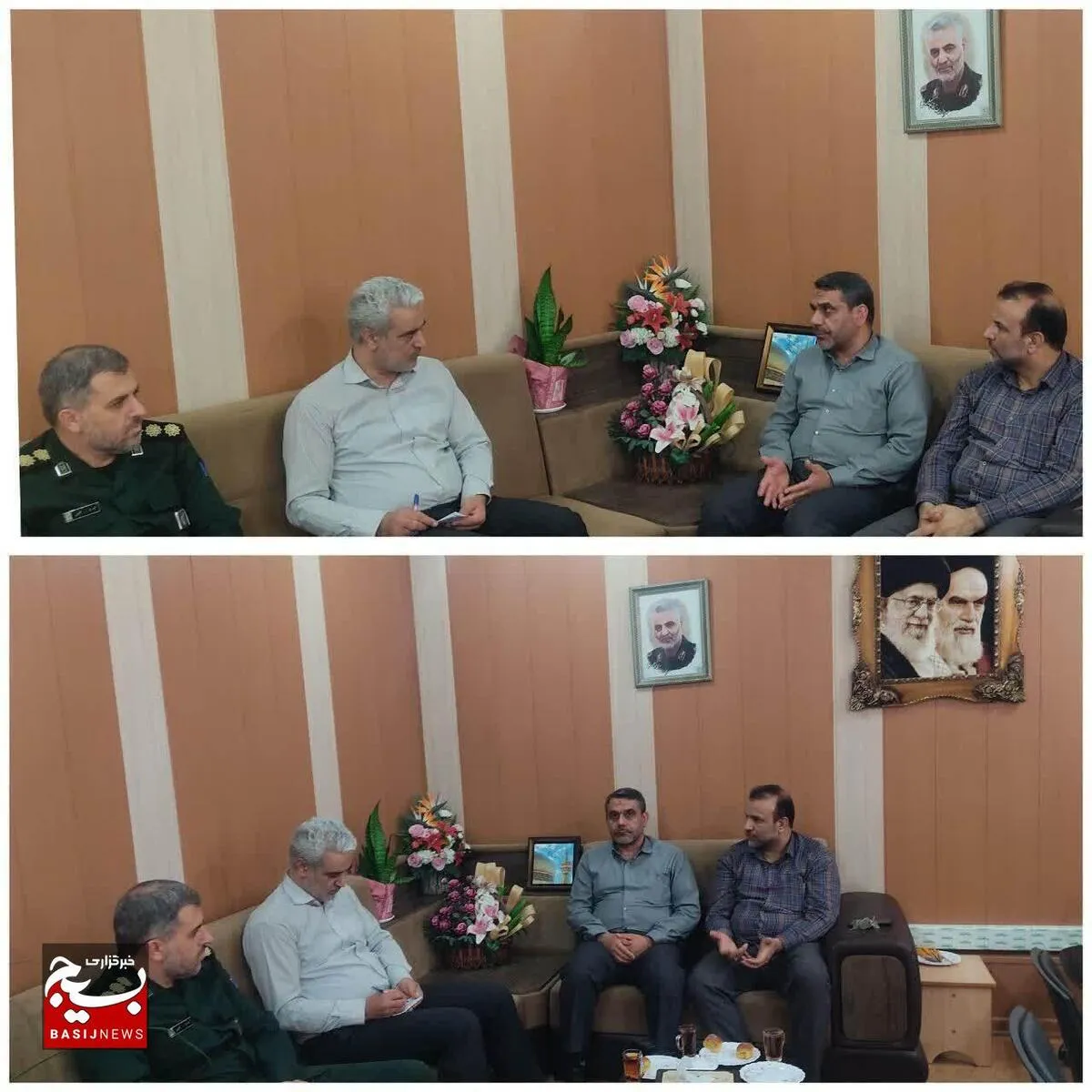 فرمانده سپاه ناحیه گرمسار با مدیر آموزش و پرورش دیدار کرد