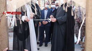 افتتاح نمایشگاه "ما ملت امام حسینیم" در فردوس