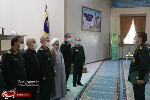 مراسم تکریم و معارفه فرمانده تیپ مردم پایه سپاه نینوا