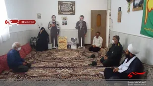 دیداربا خانواده شهید مدافع وطن سروان پاسدار عباس کوهی