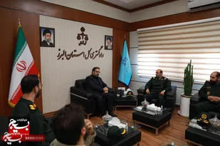 سردار علیرضا حیدرنیا با رئیس کل دادگستری استان البرز دیدار کرد