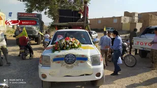 برپایی کاروان شادی خودرویی در شهر رویان+ تصاویر