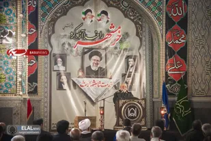 مراسم گرامیداشت سوم خرداد، سالروز آزادسازی خرمشهر، در حرم مطهر حضرت محمد هلال بن علی (ع) شهرستان آران و بیدگل